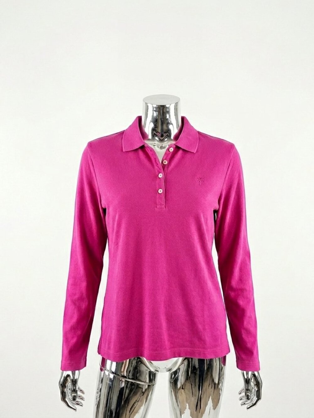 NWT Lilly Pulitzer - Long Sleeve Polo - Harvest Pink - Youth Size L